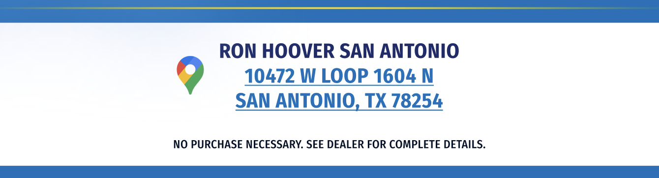 Ron Hoover San Antonio — 10472 W Loop 1604 N, San Antonio, TX 78254