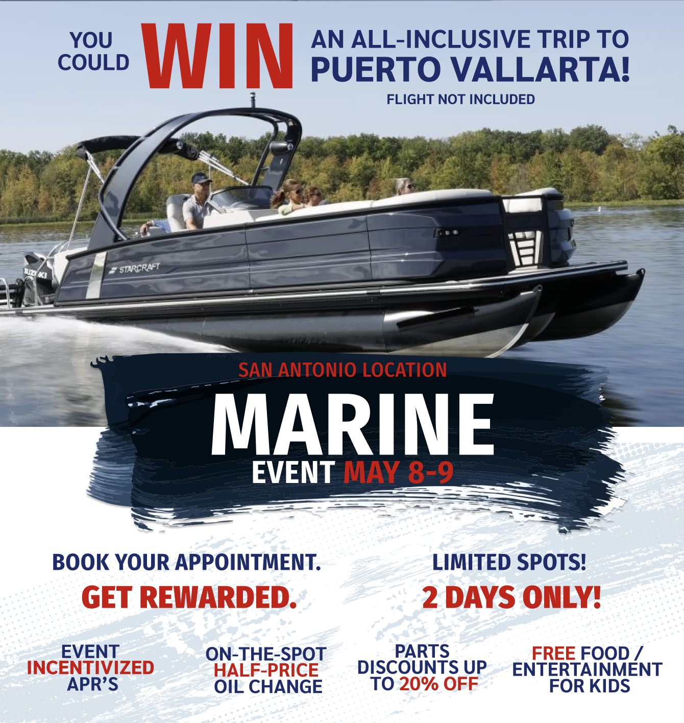 San Antonio Marine Event May 8-9 — Win an all-inclusive trip to Puerto Vallarta